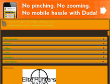 Tablet Screenshot of elitehuntersusa.com